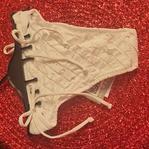 H&M White Bikini Bottom Size 4 Swimwear Pants